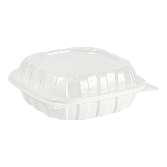 8″ Rigid 1 Cell Carryout Container